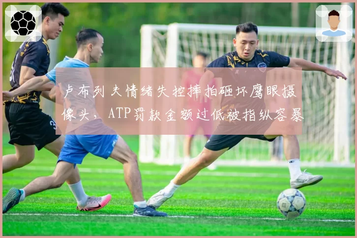 卢布列夫情绪失控摔拍砸坏鹰眼摄像头，ATP罚款金额过低被指纵容暴力